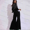 Green Formal Women Suit Set 2 Piece Blazer+Short Pants 3D Flower Office Business Lady Cotton Jacket Coat Customized Prom Outfit