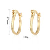 CRMYA Gold Silber gefüllt 16mm 14mm 12mm Blumen baumelnde Ohrringe Zirkonia Creolen für Damen Mädchen Schmuck Großhandel