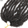 14 12 inch Butterfly Faux Locs Crochet Hair Braids Pre looped Distressed Goddess Butterfly Soft Locs Crochets Braids Cheveux Lok