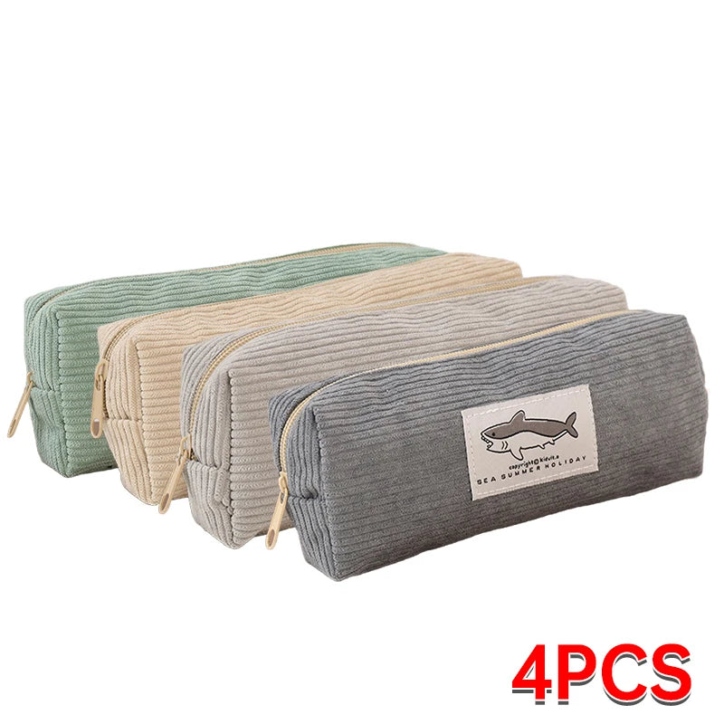 Niedliches Haifisch-Federmäppchen, Stickerei-Stifttasche, Schulanfangs-Zubehör, Schreibwaren für Mädchen, Kinder, Schreibtisch, niedliche Accessoires, Geschenk