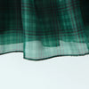 2024 Sweet Green Gingham Plaid Organza Ball Gown Dress Puff Sleeve Retro Women Swing Short Princess Robe Fairy Cake Vestidos