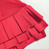 Joskaa Elegant Red Mini Tiered Dress Women Hipster Sexy Halter Backless Skinny Vestidos 2025 Summer Clubwear Vacation Beachwear