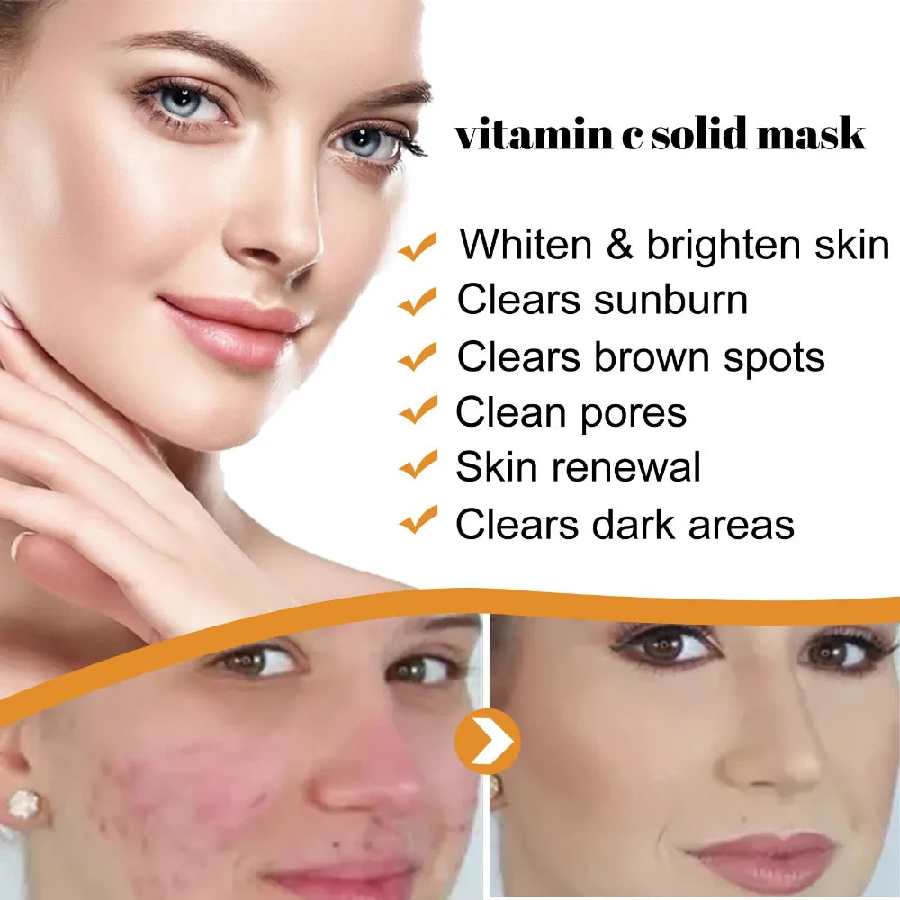Green Tea Cleansing Solid Face Mask Stick Cleans Pores Remove Acne Blackhead Oil Control Lighten Moisturizing Beauty Skin Care