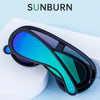 Oversized Wellen-Masken-Sonnenbrille Einteilige Damen-Sport-Y2K-Punk-Sonnenbrille für Damen 2024 Luxusmarke Steampunk-Brillen-Goggle