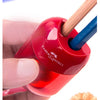 1Pc Double Hole Pencil Sharpener Transparent Pen Knife Kid Student Cutting Manual Pencil Sharpener Stationery School Supplies