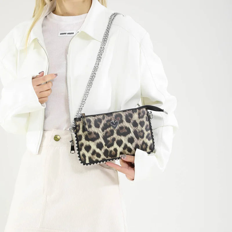 Einfarbige Design-Umhängetaschen für Damen, Mode-Ketten-Handytaschen, Mode-Schulter-Kuriertasche, Sac A Main weiblich