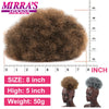 Synthetic Afro Puff Drawstring Ponytail Hair Bun 10 Inch Short Afro Kinkys Curly Afro Bun Extension Hairpieces Large Size