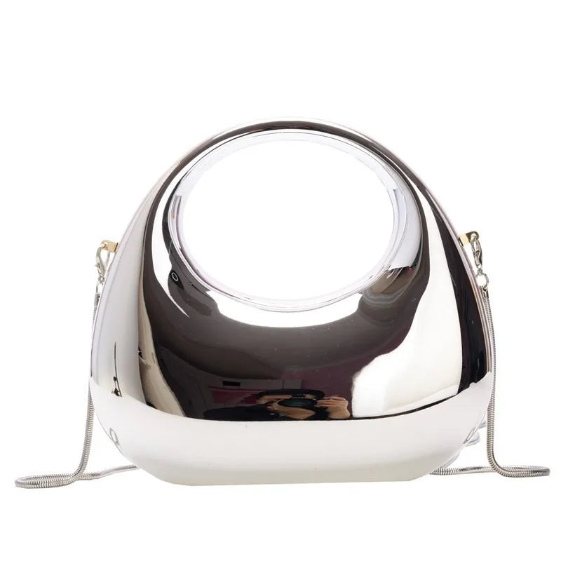 Luxus Designer Abend Clutch Klare Acryl Damen Handtaschen Mode Umhängetasche Halbmond Hochzeit Geldbörsen Party Tote Damen 2025