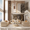 Elegant Luxury Modern Sofa Designs Royal Set Designer Leather Sofa Lounge Loveseat Divano Soggiorno Living Room Furniture