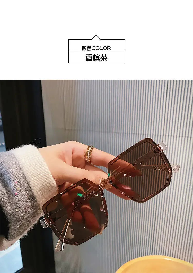 Damen Polygon Sonnenbrille Damen Klassisch Vintage Kleine Fassung Neue Sonnenbrille Outdoor Autofahren Modebrille UV400 Oculos De Sol