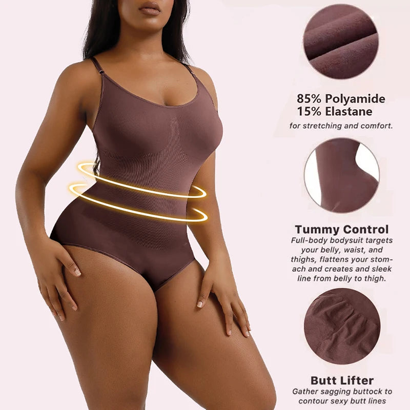 AfruliA Fajas Colombianas Bodysuits Shapewear Seamless Waist Trainer Body Shapers Women Tummy Control Panties Butt Lifter Corset
