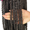 Yeaful 18 Inch Synthetic Marley Twist Braiding Hair Red Black Brown Ginger Bug Blonde #4 Pre Looped Marley Twists Crochet Hair