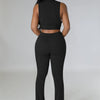 pants sets women summer outfits for women 2023 two piece set for woman 2 piece sets woman outfit crop top pants summer clothes