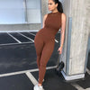 Pencil Jumpsuit Women New Full Seasons Casual Fitness Sporty Playsuit Sleeveless Slim Activewear All In One Jumpsuit Clothing