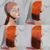 4/30/4 Farbe Echthaar Bob Perücke Glatt 13x4 Lace Front Echthaar Perücken Brasilianische Perücke Kurze Echthaar Bob Perücken Ombre Perücke