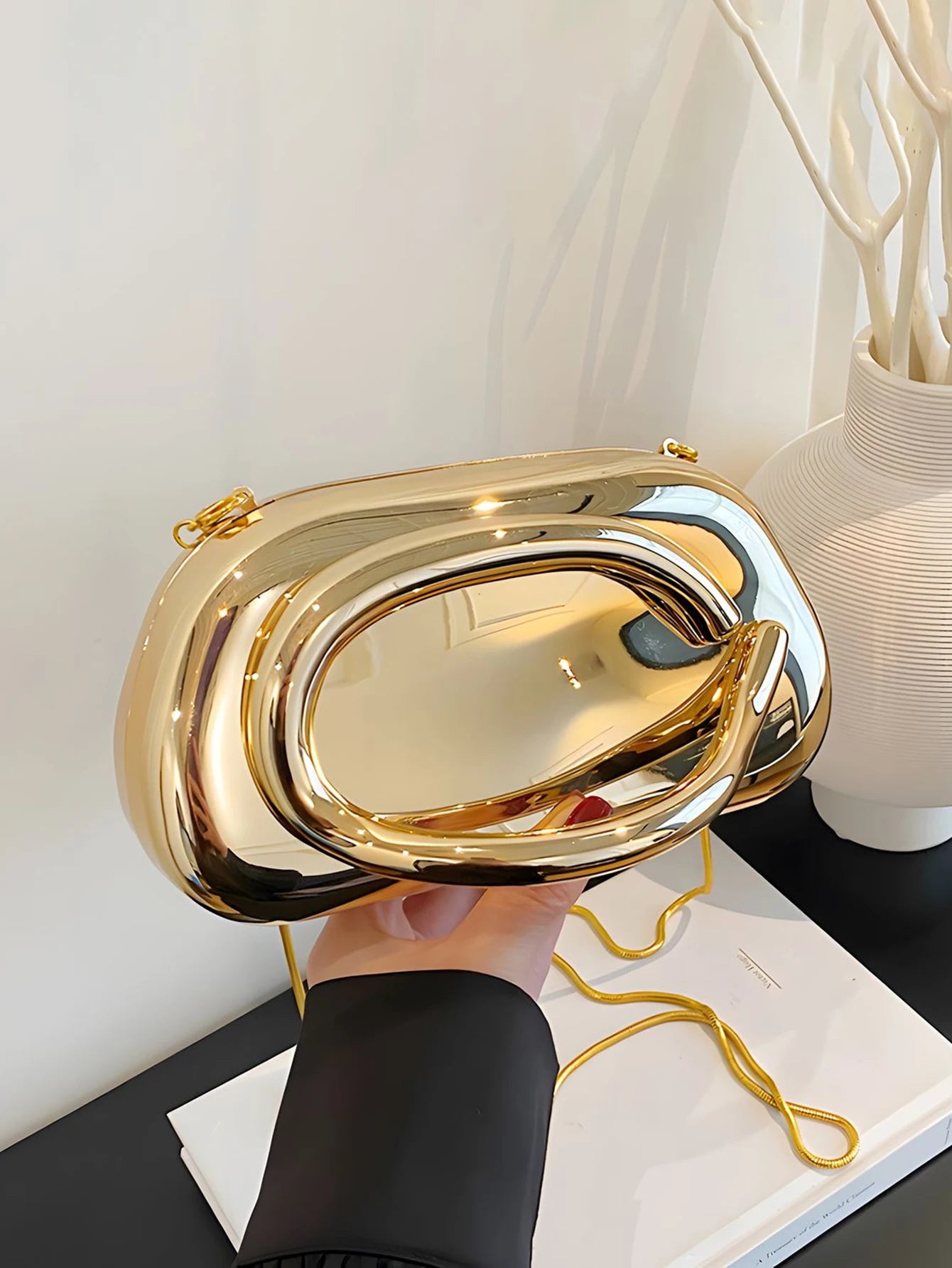 Mode Elegante Metallverschluss Boxförmige Umhängetaschen Damen Abendtaschen Hochzeit Mini Damen Geldbörse Party Niedliche Geldbörse Clutch