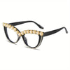 Blumen Katzenaugen Retro Strass Sonnenbrille für Damen Elegant Fashion Herren Trend Designer Outdoor Party Sonnenbrillen Eyewear