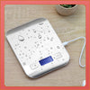 Digital Kitchen Scale 5kg/10kg Stainless Steel Panel USB Charg Precise Small Platform Scale Portable Multifunction LCD Display
