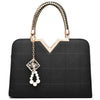 Damen Handtasche Patchwork Umhängetasche Messenger Office Work PU Leder Damen Tasche Luxus Mode Elegant