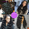 15A Loose Deep Wave Bundle With HD Closure 4X4 5x5 6x6 100% Virgin Brazilian Hair Weave Bundles 3/4 Bundle Deal  8-40" Wholeasle