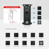 Motorized Lifting Pop Up Tower Power Outlet Hidden Mounted Kitchen Worktop USB Type C Socket with Speaker Wireless Charging