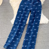 Zweiteiliges Set Damen Ärmellose Bandeau-Tops Sexy Crop-Shirt Knopf-Hosen-Sets Gerade Hosen Taschen Lässige passende Sets