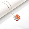 TRPOPSYN Crystal 4 Four Leaf Leaves Clover Pendant Necklaces Lover Birthday Gift Quality Fashion Jewelry Dropshipping Charm Girl