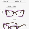 New Clear Thick Frame Eyewear Anti Blue Light Blocking Glasses Square Optical Eyeglasses For Women eye glasses for men
