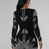 Znaiml Elegant Long Sleeve Playsuit Nightclub Rompers Birthday Outfits Woman Sparkly Diamonds Rhinestone Short Jumpsuits Luxury
