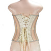 Women Abdomen Corset Crops with Bra Shiny Rhinestone Transparent Breathable Mesh Hand Made Bodices Push Up Bustiers Custom Made
