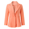 Autumn Pink Blazer Women Slim Elegant Blazers Jacket Women's Buttons Double Breasted Blazer Office Ladies Work Coats Jacket