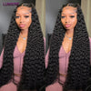 Deep Wave Human Hair Bundles 3/4 Bundles Deal Malaysian Hair Weaves 100% Rew Curly Human Hair Extensions 8-40 inch Virgin Hair