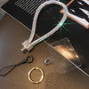For Cell phone lanyard pendant phone strap Keychain on the phone Wrist chain luxury rhinestone pendant chain diamond bracelet