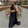 Elegant Ribbon Halter Dress Women Solid Off Shoulder Sleeveless Backless Slim Maxi Dresses 2025 Summer Autumn Party Robes Lady