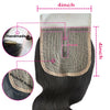 4x4x1 T Lace Body Wave Closure Human Hair  Middle Part Body Wave Human Hair Closure for Women  Preplucked Cheap Hairpieces