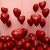 Valentinstag 50/10 Stück Rote Herzballons Aufblasbare Latexballons für Valentinstag Hochzeitsfeier Jubiläum Dekoration Zubehör