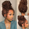 Wasserwelle unsichtbarer Riemen 360 Full HD Lace Front Perücke Schokobraun 30 Zoll Deep Wave Frontal Perücke Klebelose Perücke Echthaar