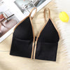 Sexy Seamless Bras For Women Padded Underwear Backless Bralette Sleep Top Camis Wireless Fitness Zipper Bra Lingerie