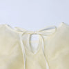 TWOTWINSTYLE Elegant Patchwork Ruffles Chiffon Blouses Women O Neck Lantern Long Sleeve Loose Shirt Female Clothing Fashion