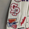 Street Popular Letter Flocking Embroidered Jacket And Coat Men 2023 New Y2K Harajuku Hip Hop Spliced Motorcycle Baseball Uniform