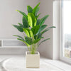 88cm 24Leaves Large Tropical Palm Tree Fake Banana Plants Leaves Real Touch Strelizia Plastic Monstera Plant for Home Garden