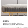Shoes Rack with Soft Velvet Seat Cushion Shoe Bench Storage Entrance Living Room Furniture Space Saving