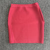 40CM Mini Kurzer Bodycon Bandage Rock Damen Sexy Super Kurze Bonbonfarbene Dehnbare Bleistiftrock Nightbar Club Party Ausgehen