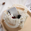 Edle Kristallperlen-Abendtasche Hochzeit Clutch mit Perlenkette Neue handgefertigte Perlenketten-Umhängetasche Handtasche Abendkleidtasche