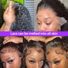 13x4 Kurze Bob Perücke Echthaar Deep Wave 100% Brasilianische Lockige Echthaar Perücken Transparente Spitze Front Perücken Für Frauen Vorgezupft