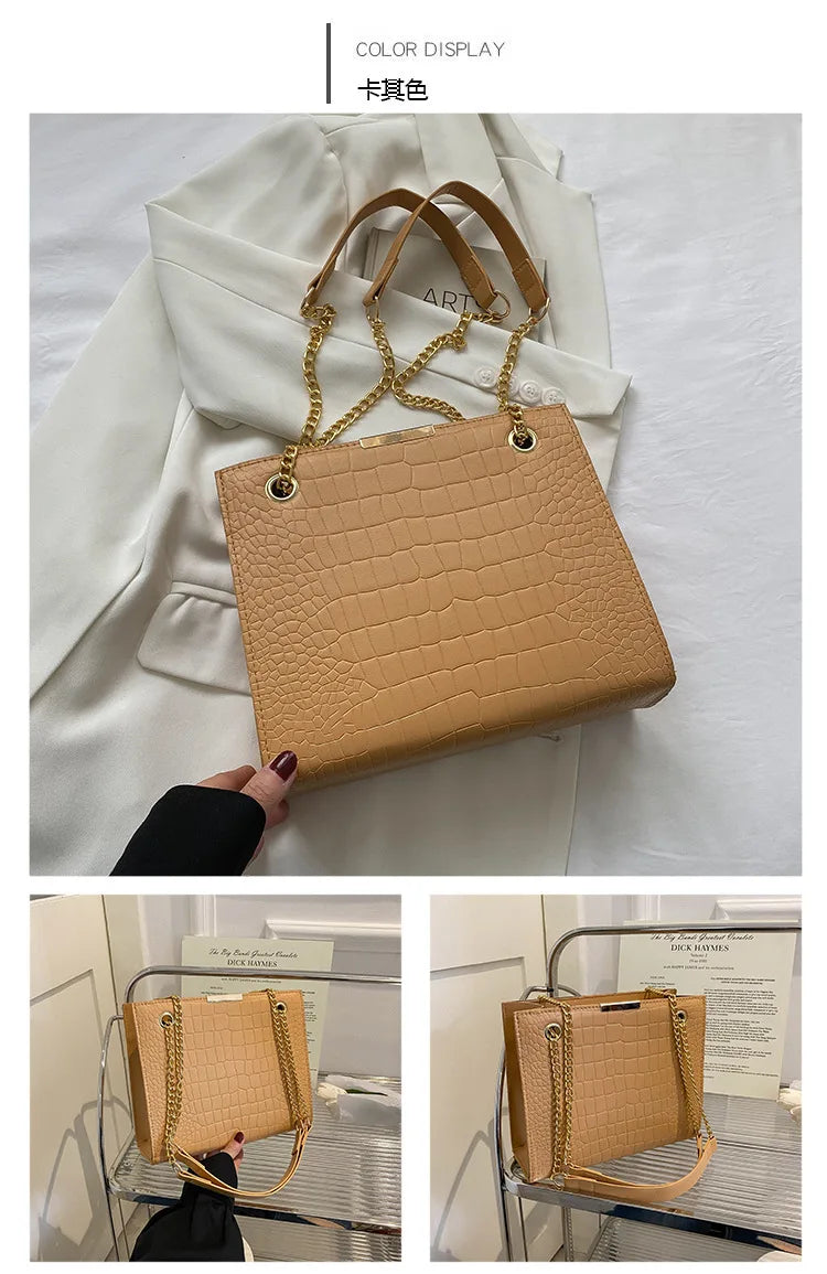 Fashion Luxury Crossbody Bags for Women 2023 New Trendy Designer Shoulder Bag Leisure Chain Solid Color Messenger Bag Handbags