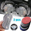 2 Stück Auto-Anti-Rutsch-Wassertassenuntersetzer Diamant Auto Untersetzer Wassertassen-Einsatzuntersetzer Pads Universelle Auto-Getränkehalter Innenzubehör