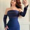 Maßgeschneidertes Meerjungfrauen-Abendkleid Party Klassisches Jersey-Kleid Trägerlose Kleider Modern Saudi-Arabien In Farben erhältlich Celebrity Gowns