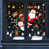 Weihnachtsfensteraufkleber Frohe Weihnachten Dekorationen für Zuhause 2024 Weihnachtsschmuck Xmas Navidad Natal Geschenke Neujahr 2025