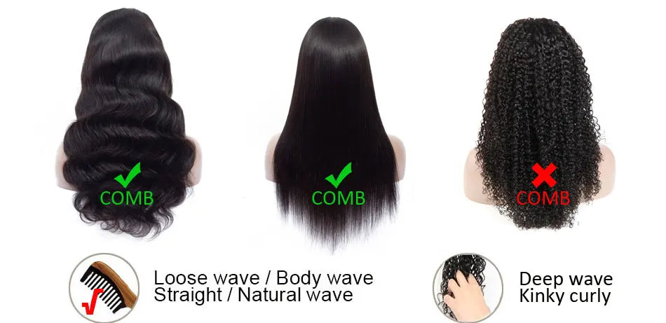 360 Lace Front Perücke Echthaar Wasserwelle Invisi Strap Bequemer Sitz 360 Transparente Lace Frontal Perücken Vorgestanzte Lace Perücke Gebleichte Knoten